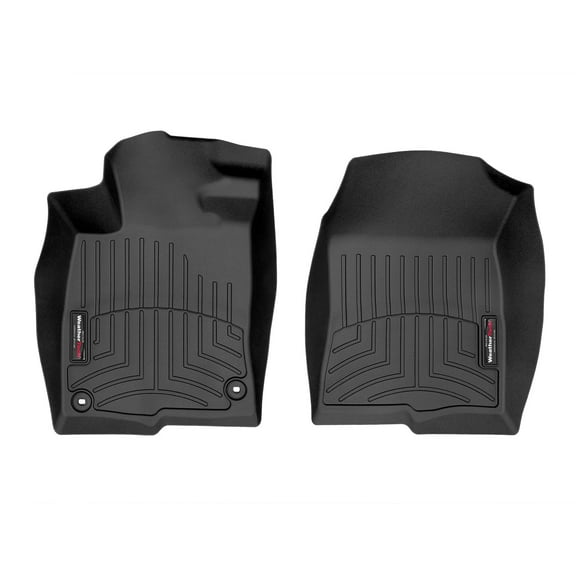 WeatherTech Custom Fit FloorLiners compatible with Civic, Civic Si, Integra, Integra Type S - 1st Row (Driver & Passenger), Black