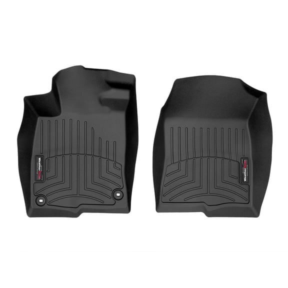 WeatherTech Custom Fit FloorLiners compatible with Civic, Civic Si, Integra, Integra Type S - 1st Row (Driver & Passenger), Black