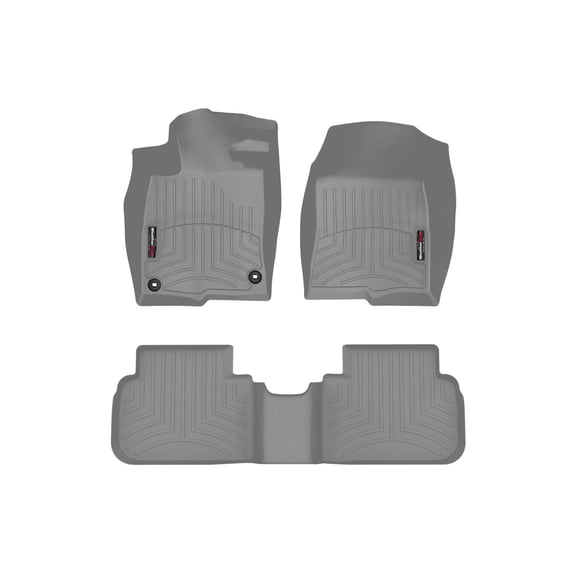WeatherTech Custom Fit FloorLiners compatible with Integra, Integra Type S, Civic - 1st & 2nd Row, Grey