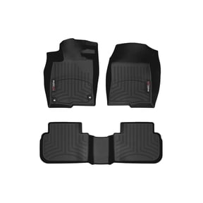WeatherTech Custom Fit FloorLiners compatible with Civic Si, Integra, Integra Type S, Civic Type R, Civic - 1st & 2nd Row, Black