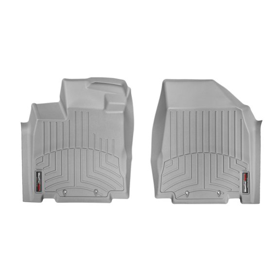 WeatherTech Custom Fit FloorLiners compatible with QX60, JX, Pathfinder - 1st Row (Driver & Passenger), Grey
