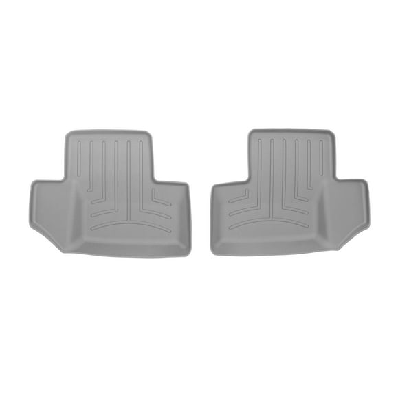 WeatherTech Custom Fit FloorLiners compatible with Jeep Wrangler JK 2-Door, Wrangler 2-Door - 2nd Row (2-Piece Liner), Grey