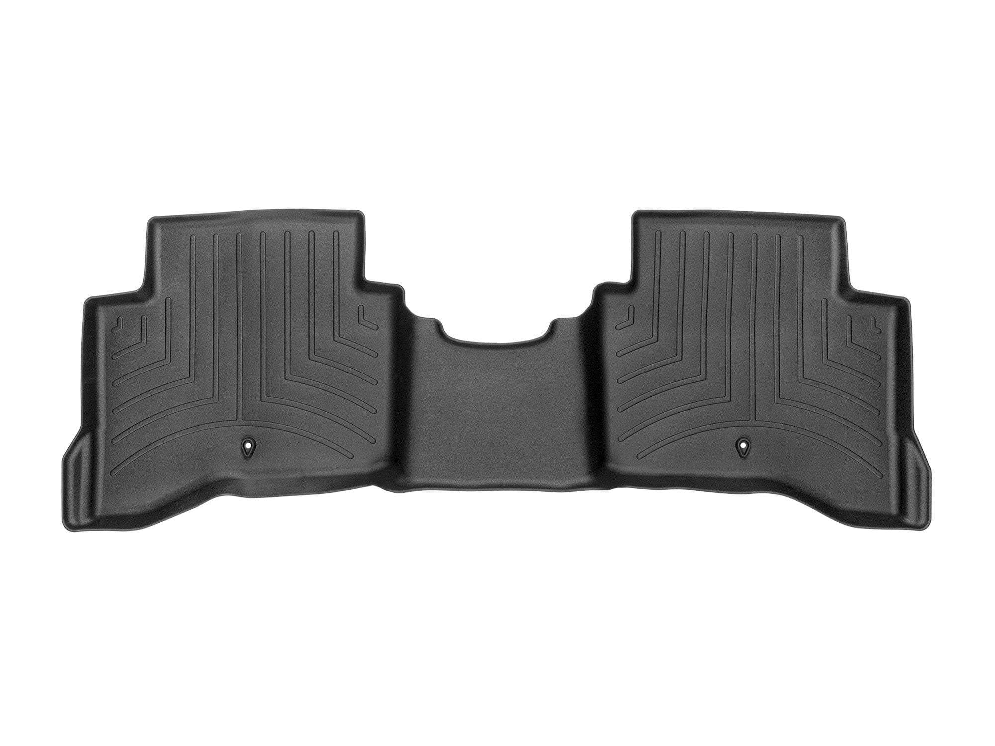 WeatherTech Custom Fit FloorLiners compatible with Kia Niro Plug-In Hybrid, Niro - 2nd Row, Black
