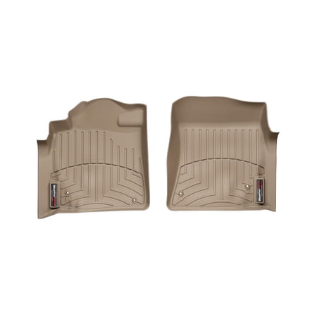 WeatherTech Custom Fit FloorLiners compatible with LX, Land Cruiser - 1st Row (Driver & Passenger), Tan
