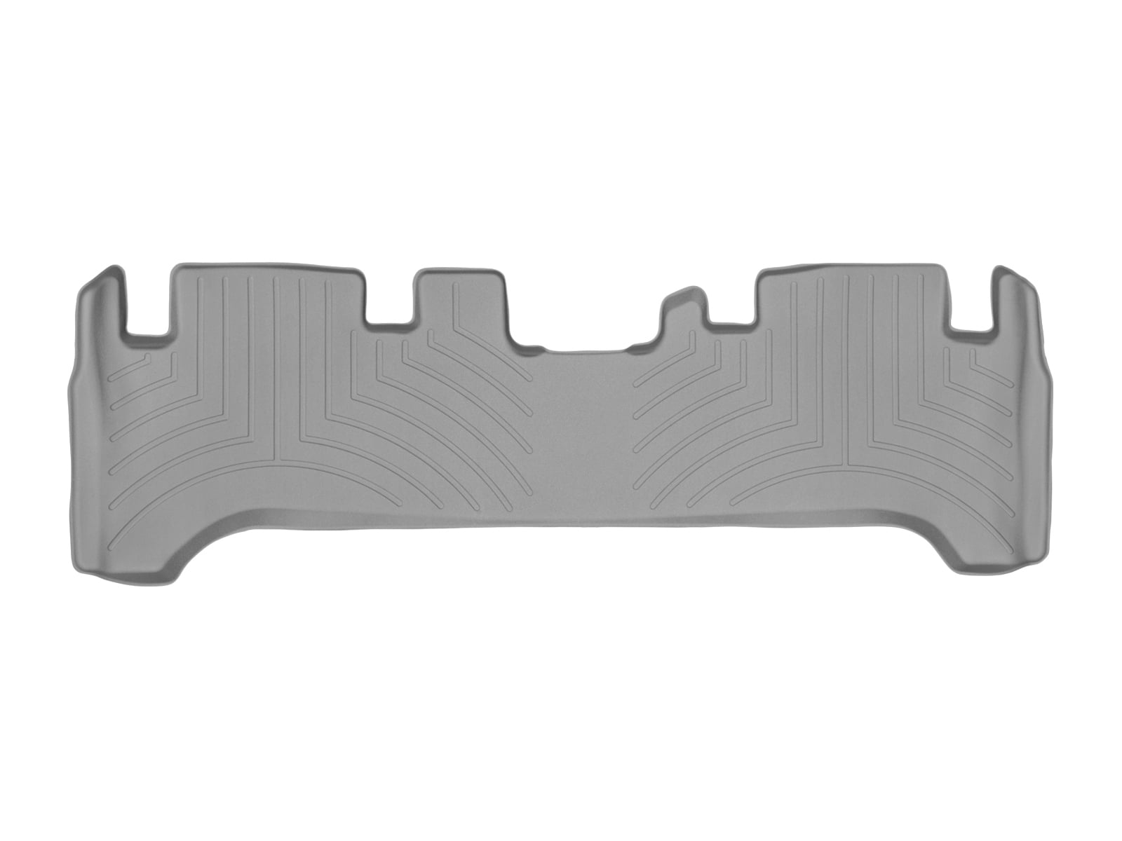 WeatherTech Custom Fit FloorLiners compatible with LX, Land Cruiser - 2nd Row, Grey