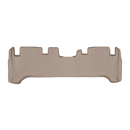 WeatherTech Custom Fit FloorLiners compatible with LX, Land Cruiser - 2nd Row, Tan