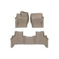 thumbnail image 1 of WeatherTech Custom Fit FloorLiners compatible with Land Rover Rover Discovery - 1st & 2nd Row, Tan, 1 of 5