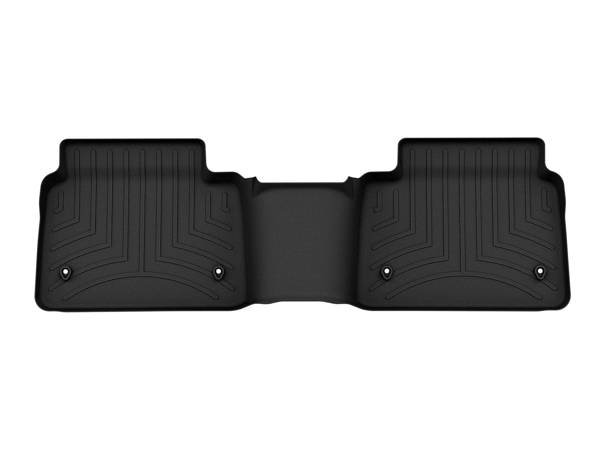 WeatherTech Custom Fit FloorLiners compatible with 2020-2024 Land Rover Discovery Sport - 2nd Row, Black