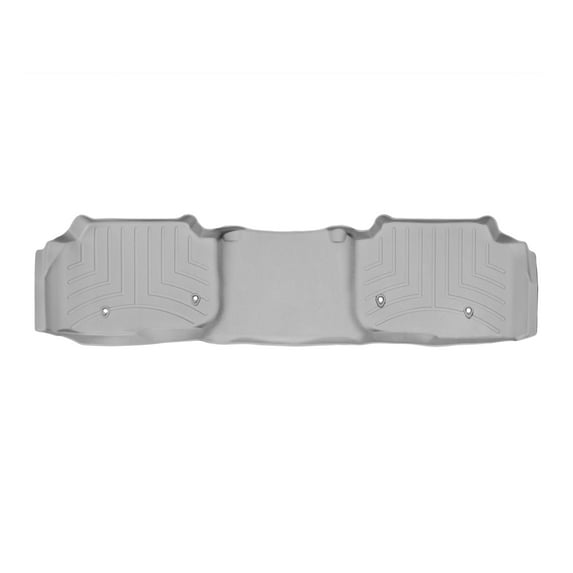 WeatherTech Custom Fit FloorLiners compatible with Land Rover Rover LR4/Discovery 4 - 2nd Row, Grey