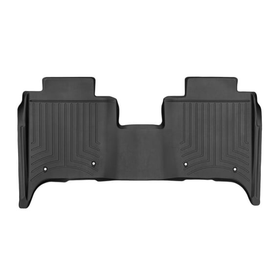 WeatherTech Custom Fit FloorLiners compatible with Land Rover Range Rover - 2nd Row, Black