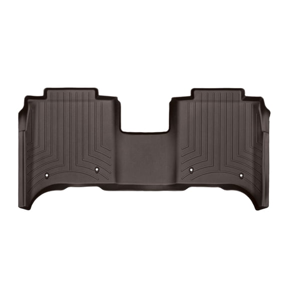 WeatherTech Custom Fit FloorLiners compatible with Land Rover Range Rover - 2nd Row, Cocoa