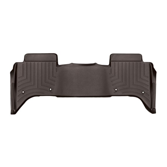 WeatherTech Custom Fit FloorLiners compatible with 2018-2021 Land Rover Range Rover - 2nd Row, Cocoa
