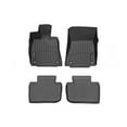 thumbnail image 1 of WeatherTech Custom Fit FloorLiners compatible with Lexus IS, IS 500 - 1st & 2nd Row (2-pc. Rear Liner), Black, 1 of 5