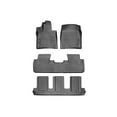 thumbnail image 1 of WeatherTech Custom Fit FloorLiners compatible with Lexus RX, RX Hybrid - Complete Set (1st, 2nd, & 3rd Row), Black, 1 of 5