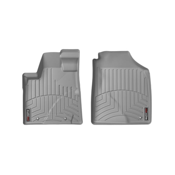 WeatherTech Custom Fit FloorLiners compatible with MDX, Pilot - 1st Row (Driver & Passenger), Grey