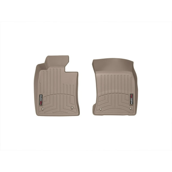 WeatherTech Custom Fit FloorLiners compatible with MINI Roadster, Hardtop, Convertible, Coupe - 1st Row (Driver & Passenger), Tan