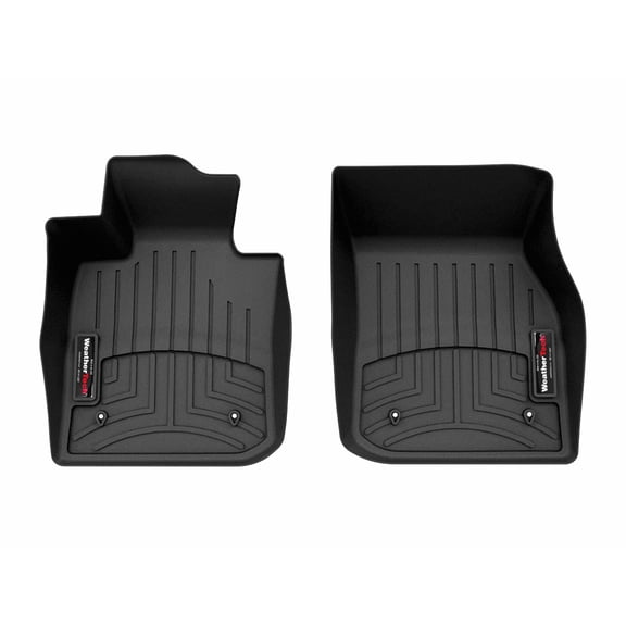 WeatherTech Custom Fit FloorLiners compatible with MINI Hardtop, Cooper - 1st Row (Driver & Passenger), Black