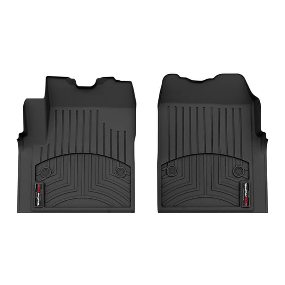 WeatherTech Custom Fit FloorLiners compatible with Mack Anthem, Pinnacle - 1st Row, Black