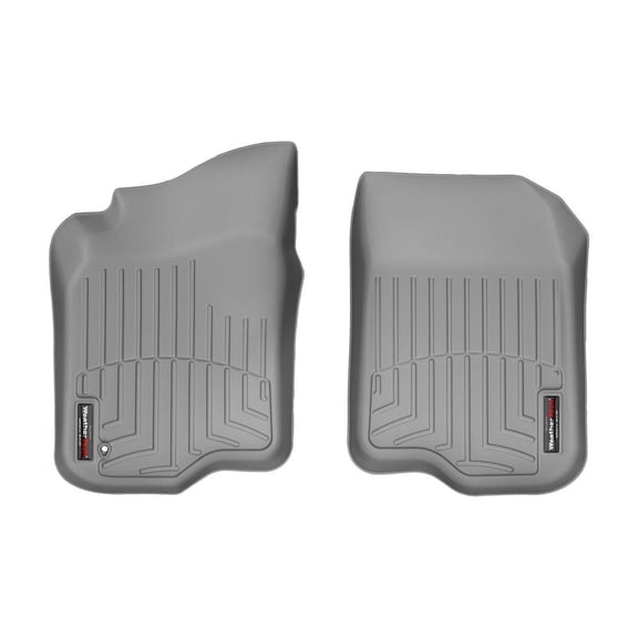 WeatherTech Custom Fit FloorLiners compatible with Aura, Malibu, G6 - 1st Row (Driver & Passenger), Grey