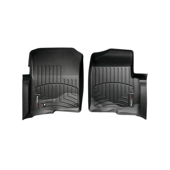 WeatherTech Custom Fit FloorLiners compatible with F-150, Mark LT - 1st Row (Driver & Passenger), Black