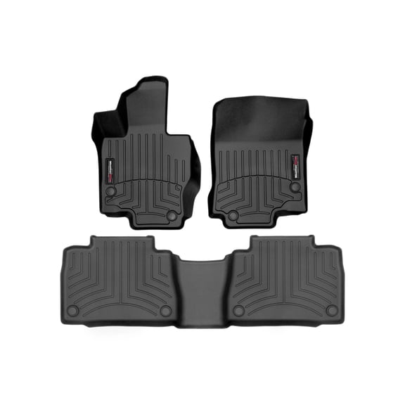 WeatherTech Custom Fit FloorLiners compatible with Mercedes AMG GLE 53 Coupe, AMG GLE 63 S Coupe, GLE Coupe - 1st & 2nd Row, Black