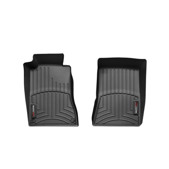 WeatherTech Custom Fit FloorLiners compatible with Mercedes C-Class, C 32 AMG, C 55 AMG - 1st Row (Driver & Passenger), Black