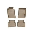 thumbnail image 1 of WeatherTech Custom Fit FloorLiners compatible with Mercedes C 32 AMG, C 55 AMG, C-Class - 1st & 2nd Row (2-pc. Rear Liner), Tan, 1 of 5