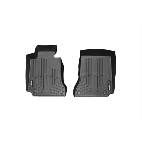 WeatherTech Custom Fit FloorLiners compatible with Mercedes C 63 AMG, E-Class, C-Class - 1st Row (Driver & Passenger), Black