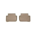 thumbnail image 1 of WeatherTech Custom Fit FloorLiners compatible with Mercedes C 63 AMG, C-Class - 2nd Row (2-Piece Liner), Tan, 1 of 5