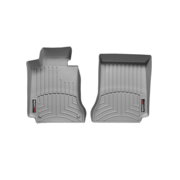WeatherTech Custom Fit FloorLiners compatible with Mercedes C 63 AMG, E-Class, C-Class - 1st Row (Driver & Passenger), Grey