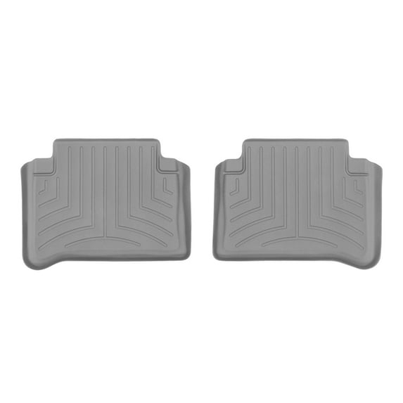 WeatherTech Custom Fit FloorLiners compatible with Mercedes CLS 63 AMG, E-Class, CLS 55 AMG, CLS-Class, E 55 AMG - 2nd Row (2-Piece Liner), Grey