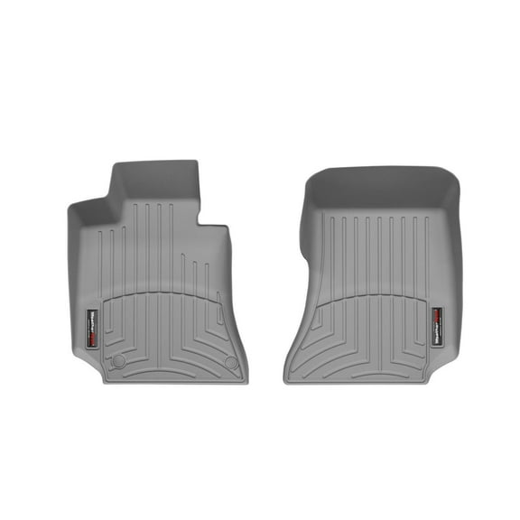 WeatherTech Custom Fit FloorLiners compatible with Mercedes E 63 AMG S, E 63 AMG, E-Class, CLS 63 AMG, CLS 63 AMG S - 1st Row (Driver & Passenger), Grey