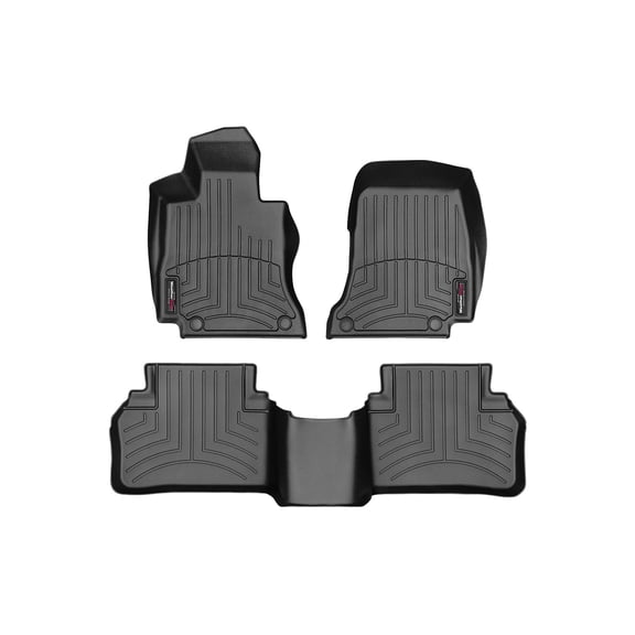 WeatherTech Custom Fit FloorLiners compatible with Mercedes CLS-Class, CLS Coupe, AMG CLS 53 Coupe, AMG CLS 53 - 1st & 2nd Row, Black