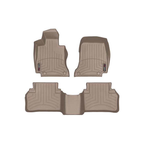 WeatherTech Custom Fit FloorLiners compatible with Mercedes AMG CLS 53 Coupe, CLS-Class, CLS Coupe, AMG CLS 53 - 1st & 2nd Row, Tan