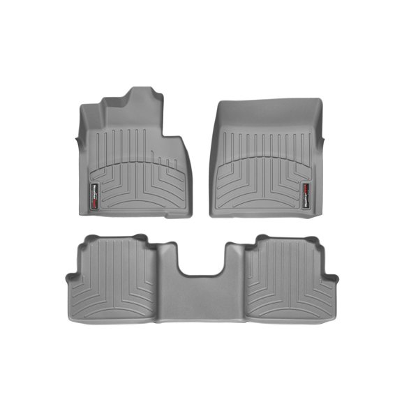 WeatherTech Custom Fit FloorLiners compatible with Mercedes G-Class, G 55 AMG - 1st & 2nd Row, Grey