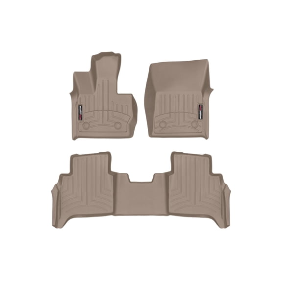 WeatherTech Custom Fit FloorLiners compatible with Mercedes G-Class, AMG G 63, AMG G 63 SUV, G-Class SUV - 1st & 2nd Row, Tan