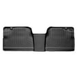 thumbnail image 1 of WeatherTech Custom Fit FloorLiners compatible with Mercedes ML-Class, ML 55 AMG - 2nd Row, Black, 1 of 5