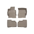 thumbnail image 1 of WeatherTech Custom Fit FloorLiners compatible with Mercedes S 65 AMG, S-Class, S 63 AMG - 1st & 2nd Row (2-pc. Rear Liner), Tan, 1 of 5
