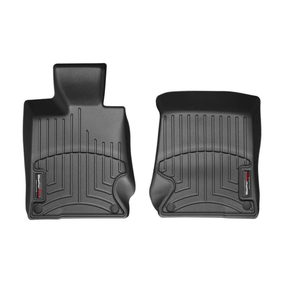 WeatherTech Custom Fit FloorLiners compatible with Mercedes SL 63 AMG, SL 65 AMG, SL-Class, SL 55 AMG - 1st Row (Driver & Passenger), Black