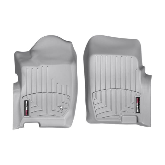 WeatherTech Custom Fit FloorLiners compatible with Explorer, Mountaineer - 1st Row (Driver & Passenger), Grey