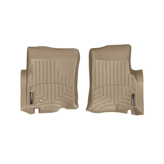 WeatherTech Custom Fit FloorLiners compatible with Expedition, Navigator - 1st Row (Driver & Passenger), Tan