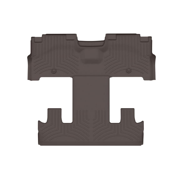 WeatherTech Custom Fit FloorLiners compatible with Expedition Max, Navigator L - One piece - 2nd and 3rd row coverage, Cocoa