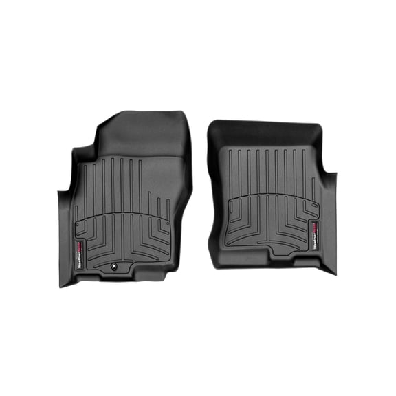 WeatherTech Custom Fit FloorLiners compatible with Nissan Xterra, Pathfinder - 1st Row (Driver & Passenger), Black
