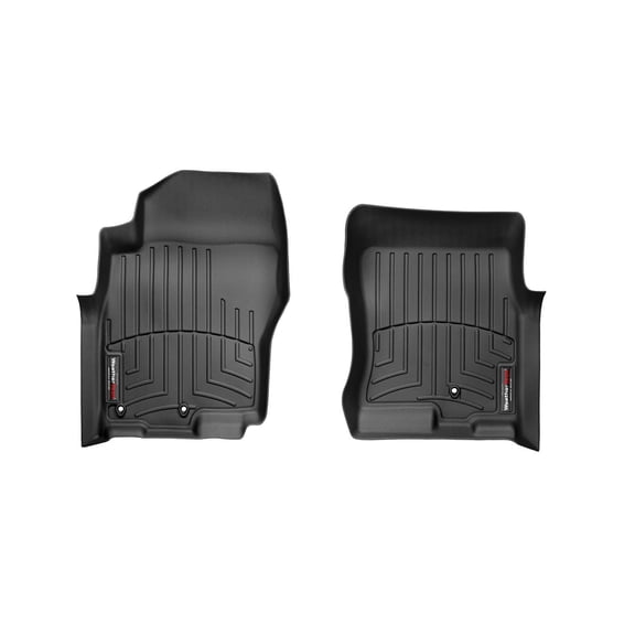 WeatherTech Custom Fit FloorLiners compatible with Nissan Pathfinder, Xterra - 1st Row (Driver & Passenger), Black