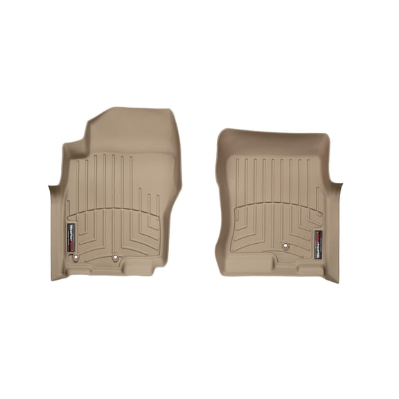 WeatherTech Custom Fit FloorLiners compatible with Nissan Pathfinder, Xterra - 1st Row (Driver & Passenger), Tan
