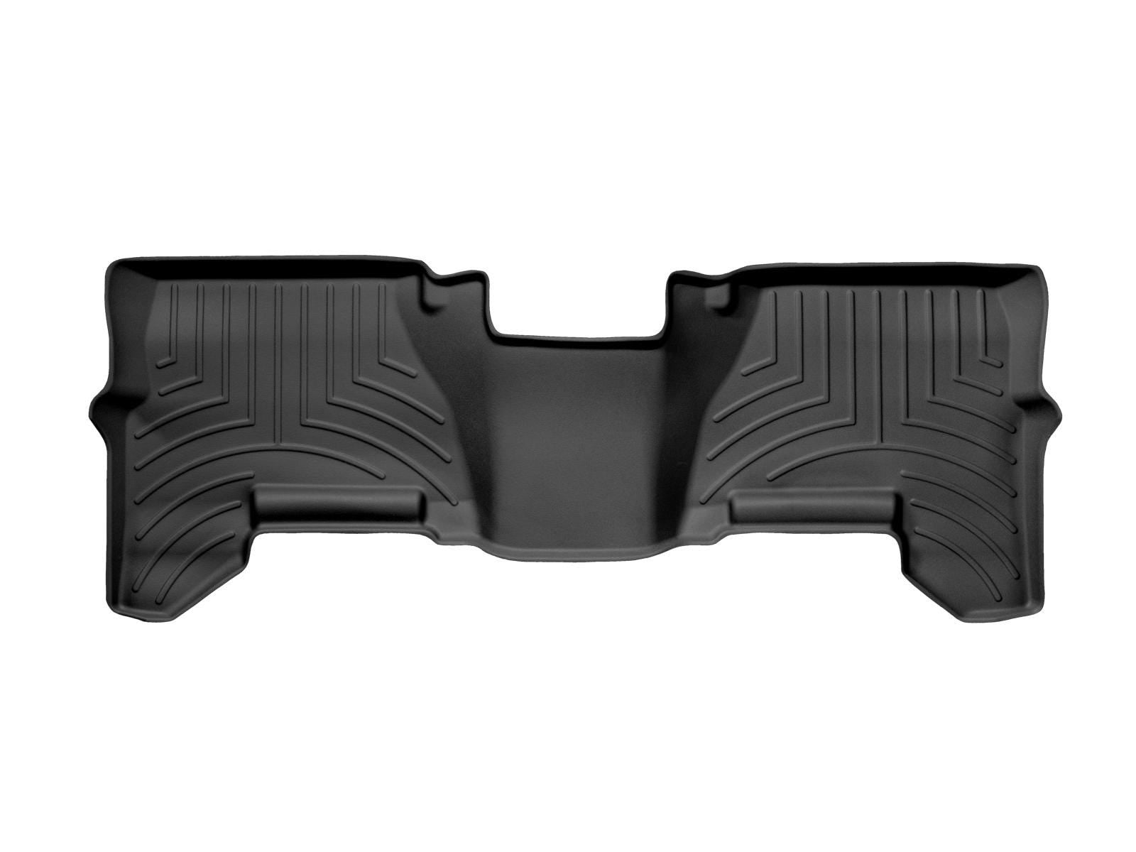 WeatherTech Custom Fit FloorLiners compatible with Nissan Pathfinder, Xterra - 2nd Row, Black
