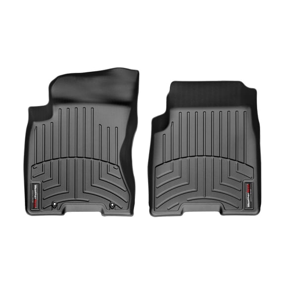 WeatherTech Custom Fit FloorLiners compatible with Nissan Rogue, Rogue Select - 1st Row (Driver & Passenger), Black