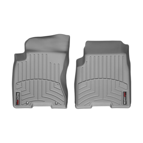 WeatherTech Custom Fit FloorLiners compatible with Nissan Rogue Select, Rogue - 1st Row (Driver & Passenger), Grey