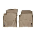 thumbnail image 1 of WeatherTech Custom Fit FloorLiners compatible with Nissan Rogue, Rogue Select - 1st Row (Driver & Passenger), Tan, 1 of 5