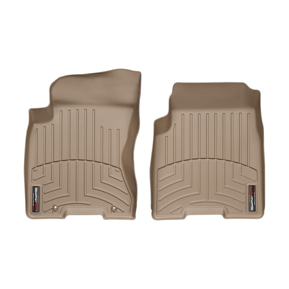 WeatherTech Custom Fit FloorLiners compatible with Nissan Rogue, Rogue Select - 1st Row (Driver & Passenger), Tan